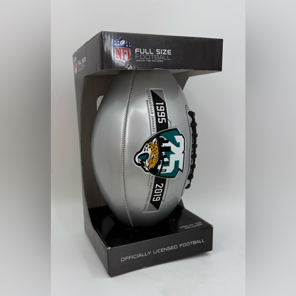 Jacksonville Jaguars 25th Anniversary‎ NFL 100 years Commemorative Football NEW